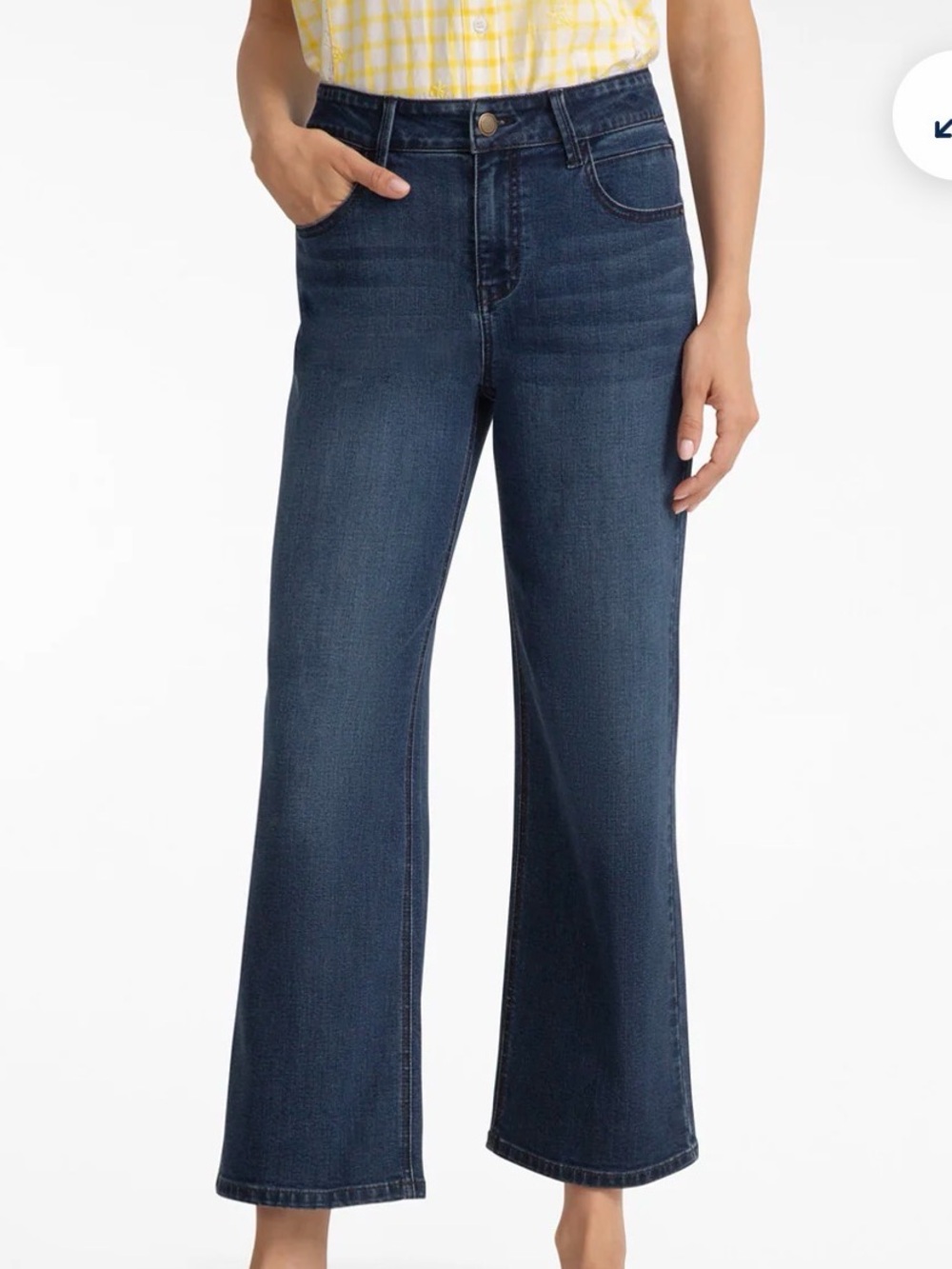 Draper James Dark Blue Women’s Wide-Leg Jeans